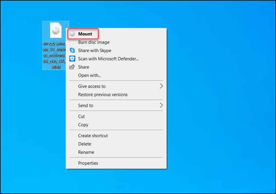 Best Guide to Upgrade to Windows 11 using Multiple Methods 24 Mount the Windows 11 ISO Media