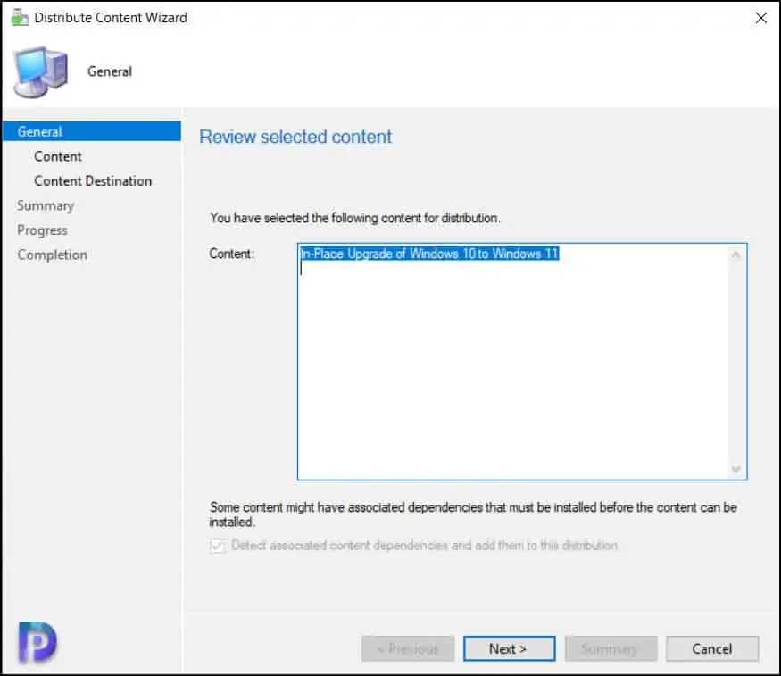 Best Guide to Upgrade to Windows 11 using Multiple Methods 47 Distribute the Windows 11 Task Sequence Content to Distribution Points