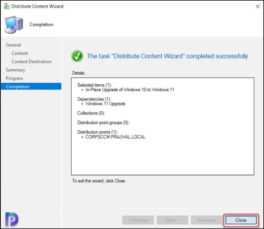 Best Guide to Upgrade to Windows 11 using Multiple Methods 50 Distribute the Windows 11 Task Sequence Content to Distribution Points