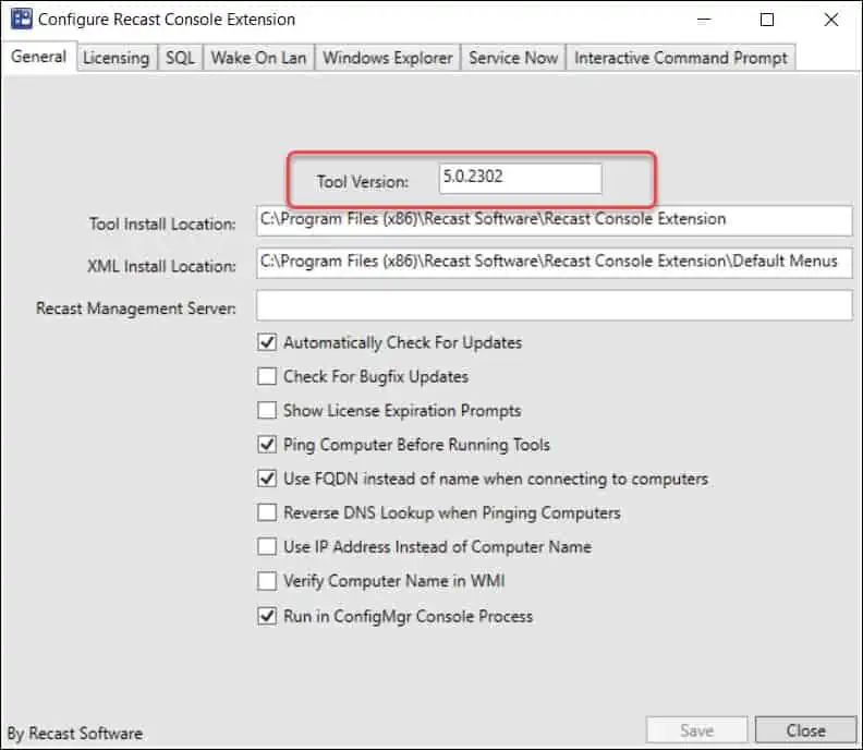 Steps to Upgrade Right Click Tools | Recast Software Update 10 Right Click Tools Version 5.0