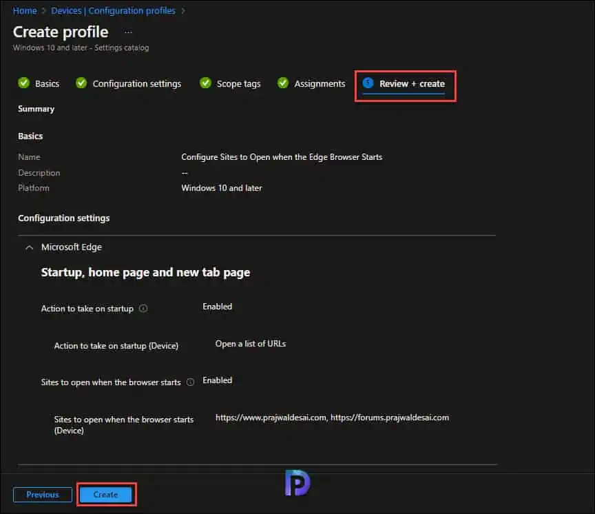 Use Intune to Configure Sites to Open when the Edge Browser Starts 11 Use Intune to Configure Sites to Open when the Edge Browser Starts
