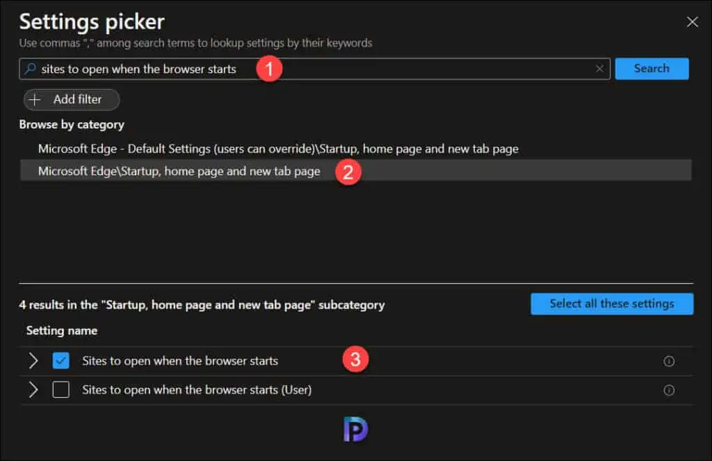 Use Intune to Configure Sites to Open when the Edge Browser Starts 7 Configure Sites to Open when the Edge Browser Starts