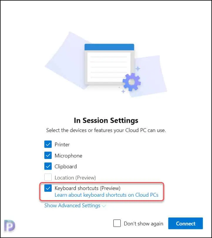 List of Windows 365 Cloud PC Keyboard Shortcuts 2 Turn on Keyboard Shortcuts for Cloud PC