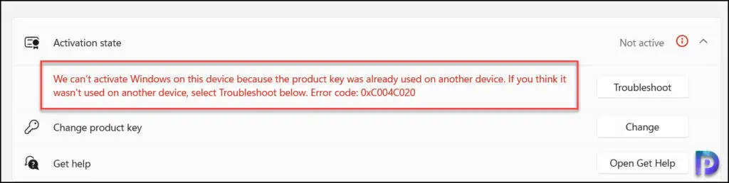 Fix: Windows Activation Error 0xC004C020 with 2 Easy Methods 1 Windows activation error 0xc004c020