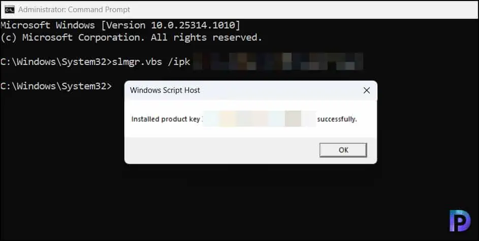 Fix: Windows Activation Error 0xC004C020 with 2 Easy Methods 2 Activate Windows using Command Prompt